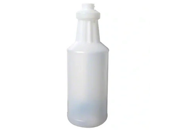 Empty plastic spray bottle