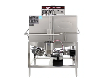 Commercial dishwasher machine front view