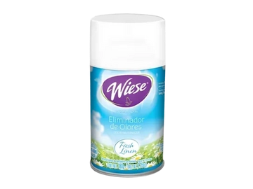 Fresh linen scent aerosol bottle
