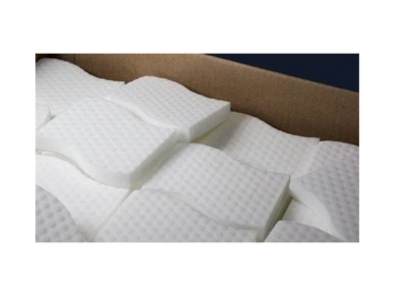 Foam pads in cardboard box