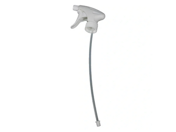 Spray bottle trigger on white background.