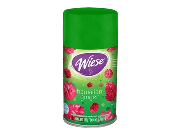 Air freshener can with green cap
