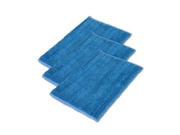Set of blue cleaning cloths